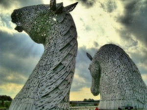 The Falkirk Kelpies - bloody magnificent