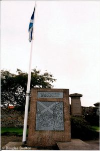 The Saltire monument at Athelstaneford, East Lothian